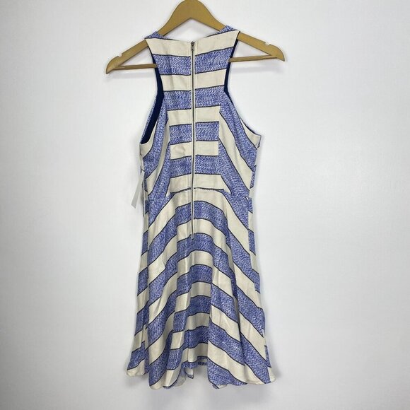 NWT Design Lab Blue and White Striped Dress - Picture 7 of 7